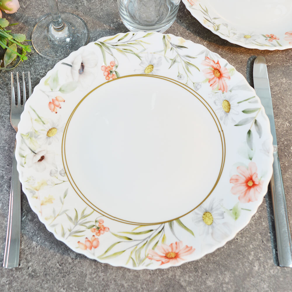 Тарелка обеденная 24см Букет