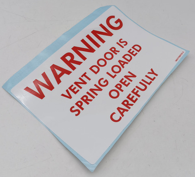 Плакард VKS777EXT121-2