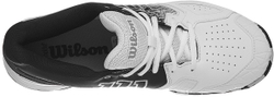 Мужские кроссовки теннисные Wilson Kaos Devo - white/black/pearl blue