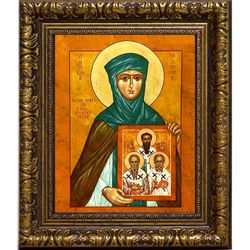 Макрина Каппадокийская, Новая, Младшая преподобная. Икона на холсте.