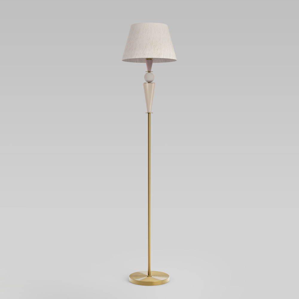 Торшер с декором из керамики 109014