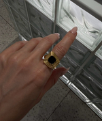 Кольцо BLACK gold