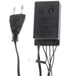 Гирлянда для дома «Кристаллы» 5 м 36 ламп LED черный пров., 8 реж.,IP-40, Фиолетовый (возможность соединения)