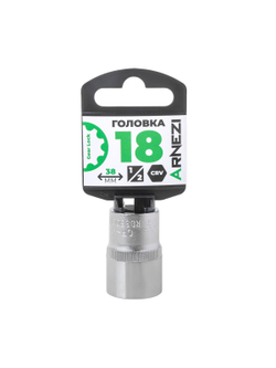 Головка 1/2" Gear Lock 18 мм L=38 мм, на холдере Arnezi R0330018