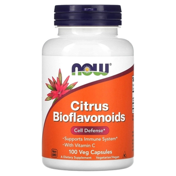 Now Foods Citrus Bioflavonoids 100 Veg Capsules , Цитрусовые биофлавоноиды