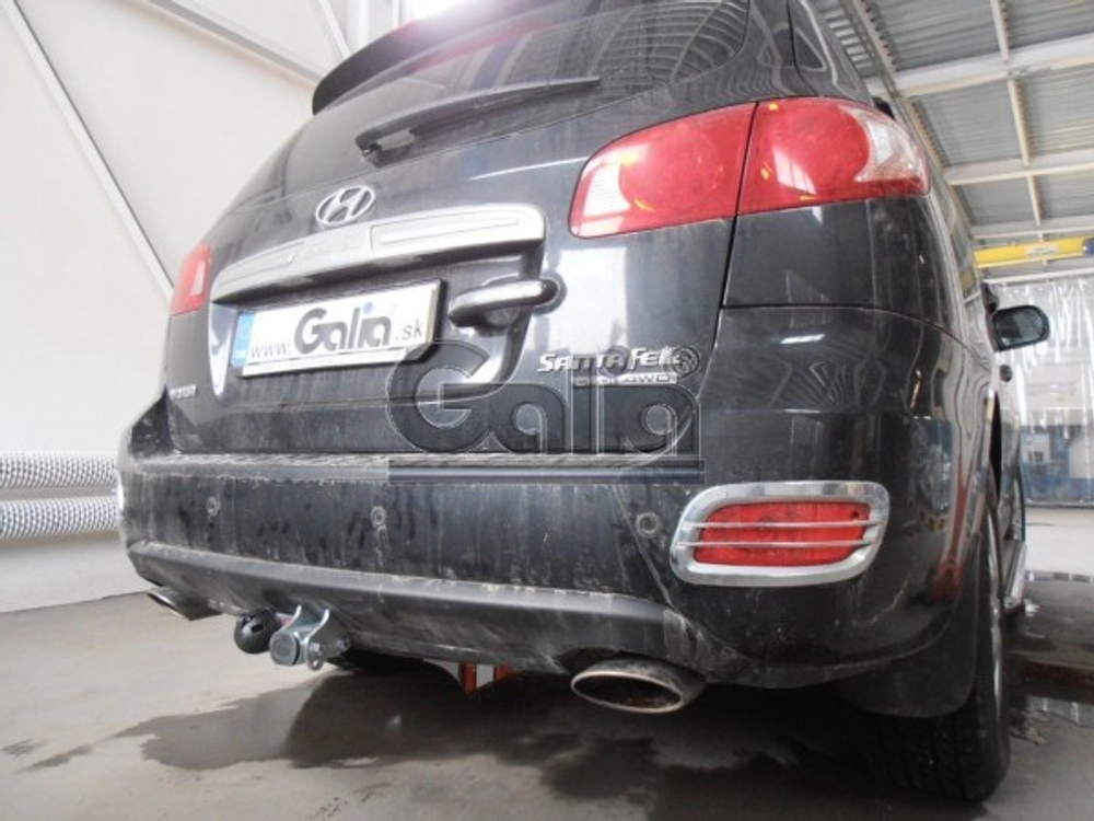 Фаркоп оцинкованный Galia H069C для Hyundai Santa Fe 2006-2012, Kia Sorento 2009-2012(паспорт и сертификат в комплекте)(без электрики)