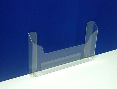 Карман буклетница 240х140 25мм гор 1,5 ПЭТ