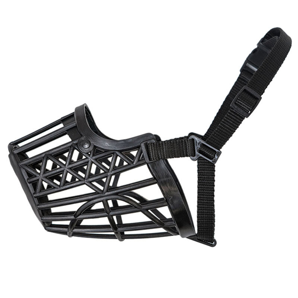 Намордник с нейлоновым ремешком пластиковый "Пират" S, 50*50*210мм, Gamma