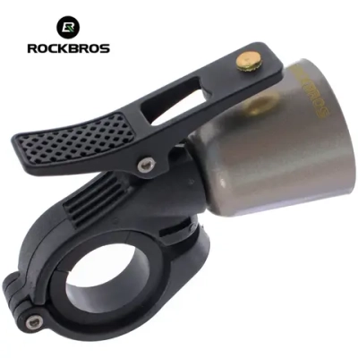 Звонок велосипедный Rockbros 34210005003, цвет: титан