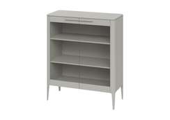 Витрина Type стеклянная высота 120 см (серо-бежевый)