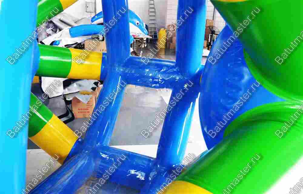 Беличье колесо «Радужка 2» ПВХ, 1,8×1,8×1,8 м