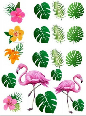 Печать на съедобной бумаге. Тропики