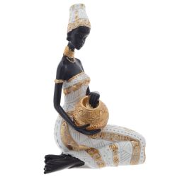 GAEM Фигурка декоративная "Африканка", L13 W9,5 H20 см