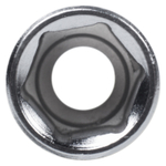 KING TONY (233509M) Головка торцевая стандартная шестигранная 1/4", 9 мм