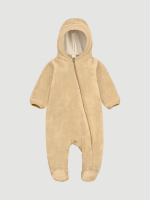 Утеплённый комбинезон Mjölk Beige, с капюшоном