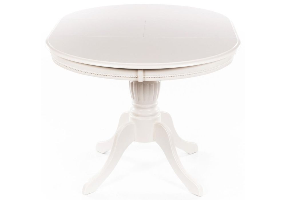 Стол раскладной Toskana 90(125)х90х75 молочно-белый