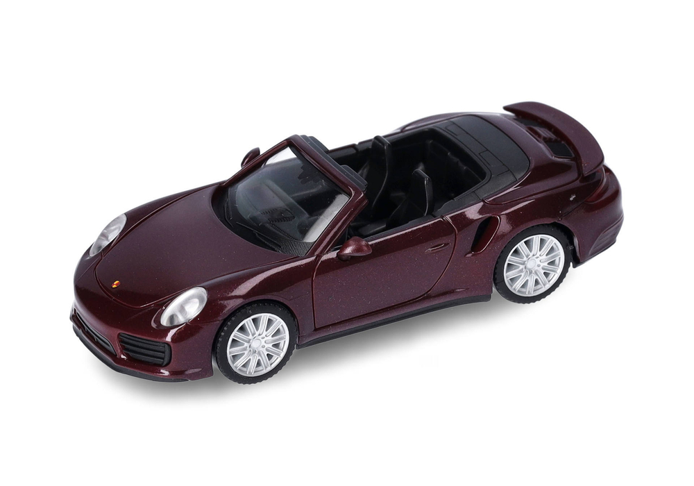 Автомобиль Porsche 911 Turbo Cabrio, рубиново-красный металлик