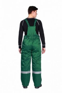 Полукомбинезон зимний "Экспертный-Люкс" (зеленый)