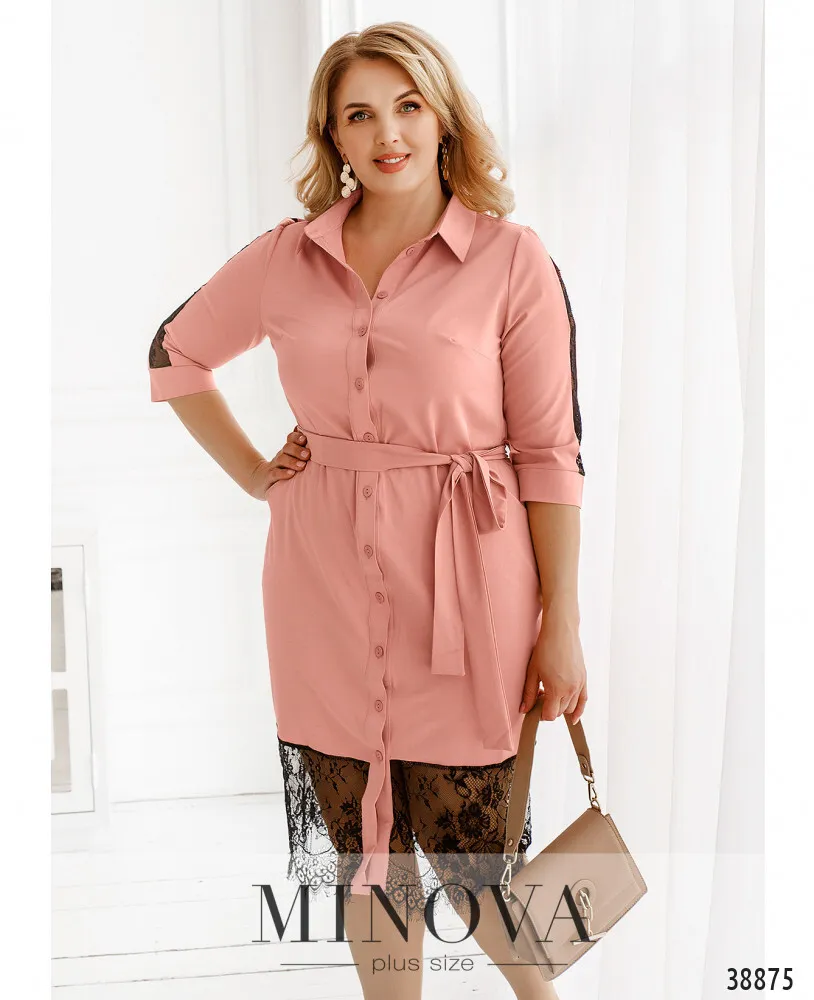 Платье 8625-пудра Minova