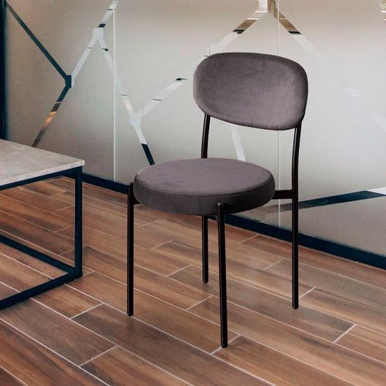 Стул Mason, бархат серый 27