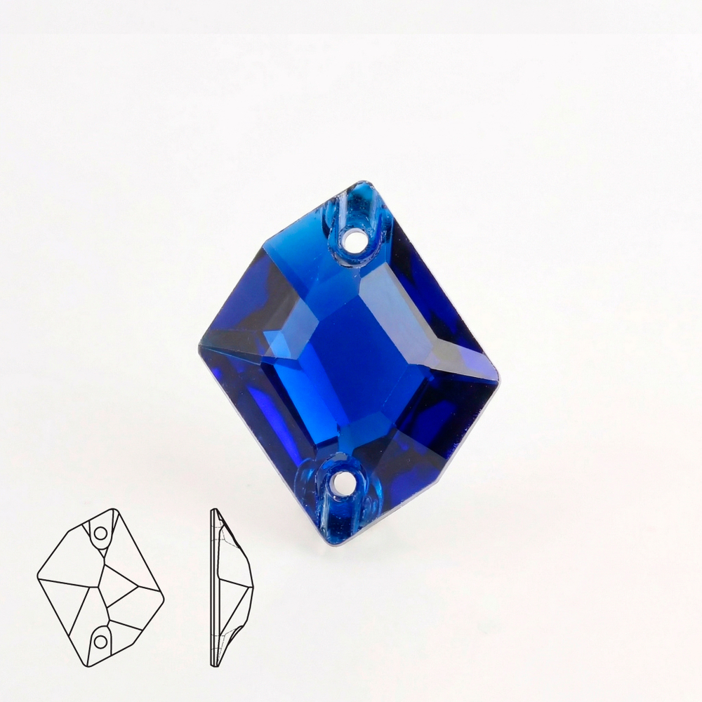 Пришивные стеклянные стразы (Royal Blue) Cosmic