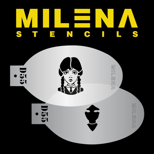 Трафарет Milena D55