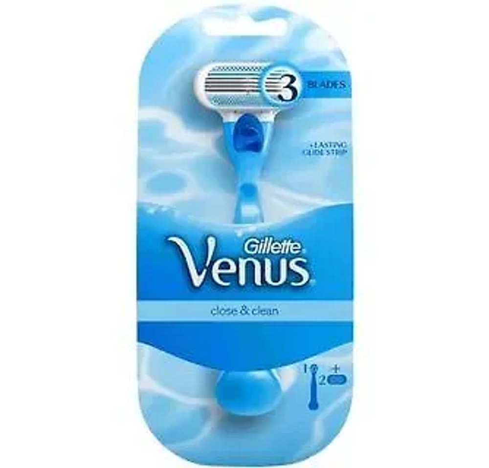 GILLETTE VENUS станок + 2 кассеты для бритья