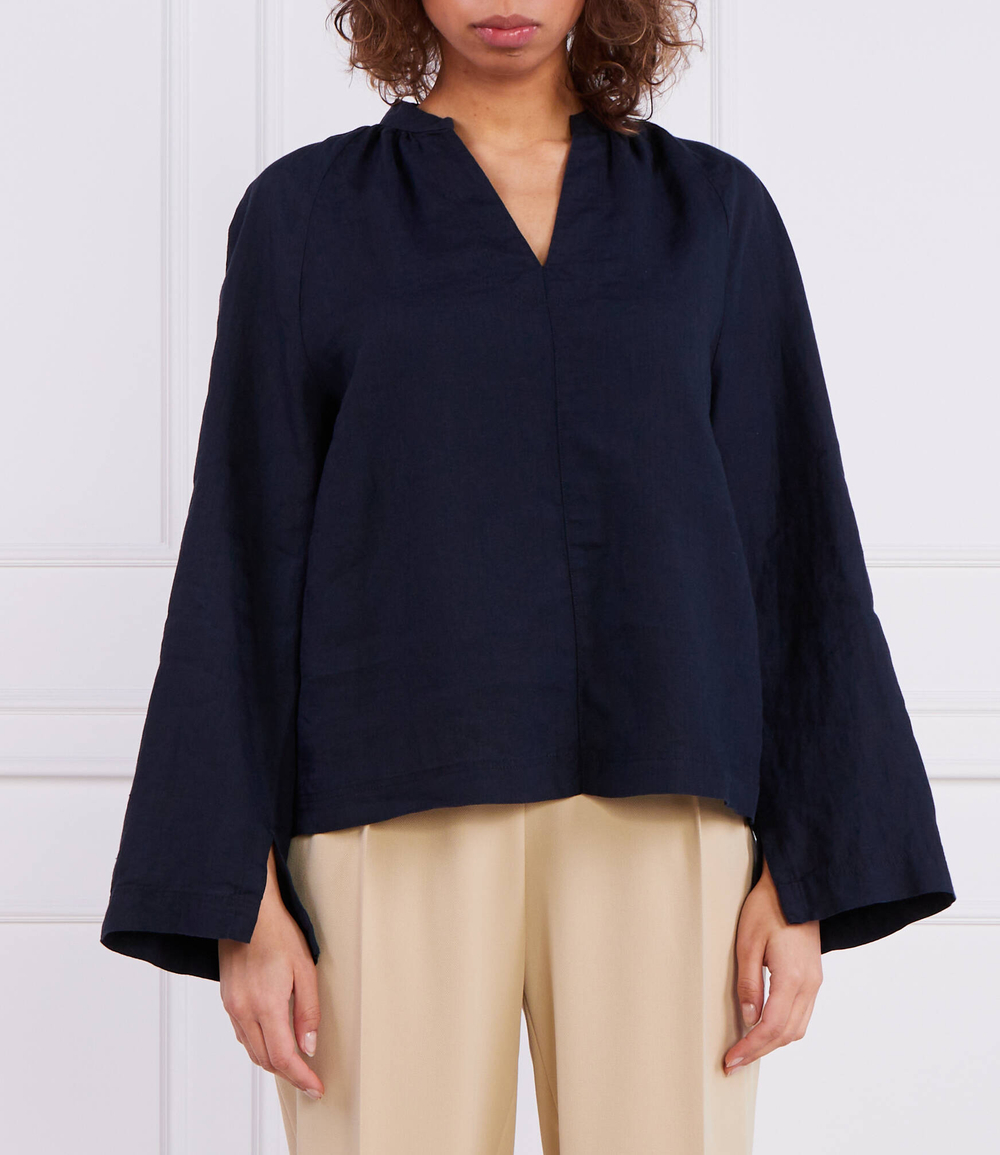 Льняная блузка Marc O' Polo - темно-синий(303 1305 42081)