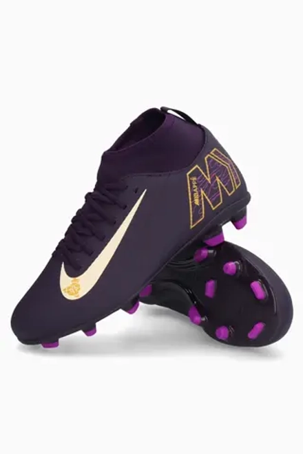 Бутсы Nike Mercurial Superfly 10 Club Mbappe FG/MG Junior - фиолетовый