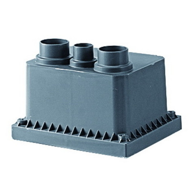 Смотровой переходной колодец с крышкой для двустенных труб, 225х175х145мм