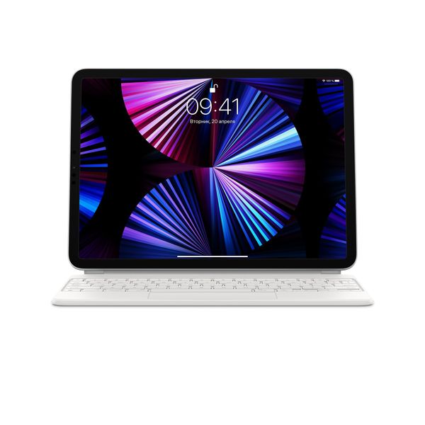 Клавиатура Apple Magic Keyboard для iPad Pro и iPad Air 11" 2021, белый (MJQJ3RS/A)