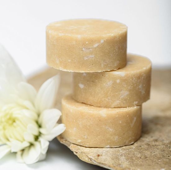 Шампунь твёрдый Greena Avocadova с пудрой шикакай и какао (пробник), 10 г