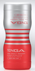 Мастурбатор TENGA Dual Sensation Cup (Цвет: красный)