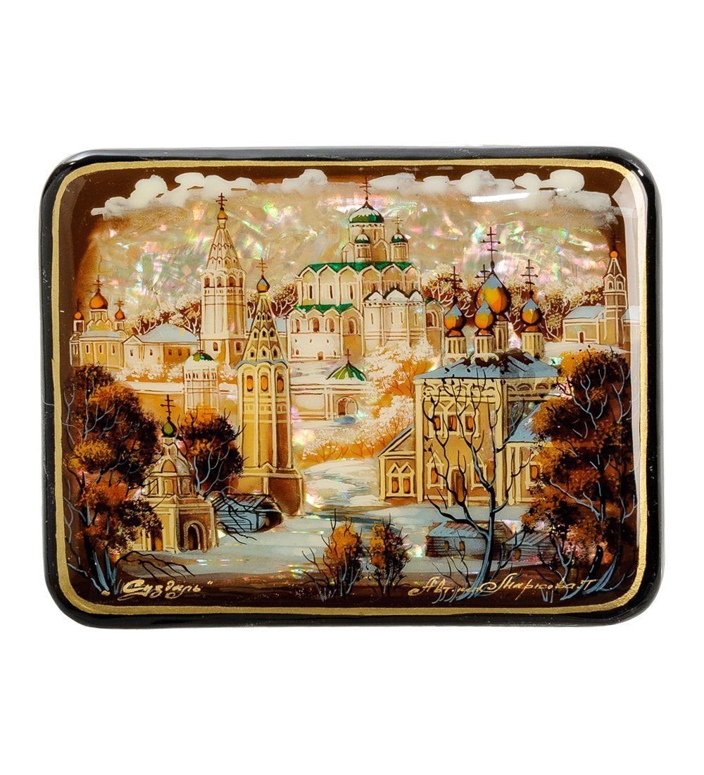 Народные промыслы ШК-55/ 95 Шкатулка «Суздаль» авт. Маркова