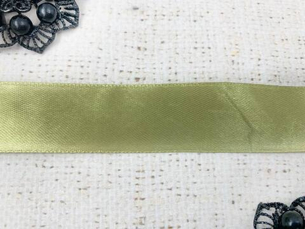 Лента атласная, ш. 5 см, оливковый