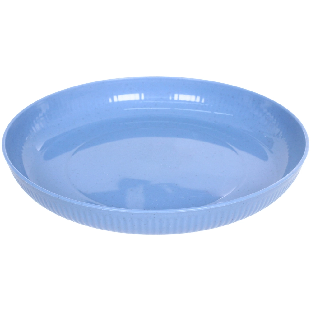 Тарелка пластиковая «ЭкоЛайф» 22см, микс цветов