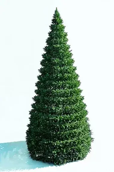 Уличная елка Уральская зеленая 18 м., каркасная, ПВХ, Green Trees (GT18URPVC)