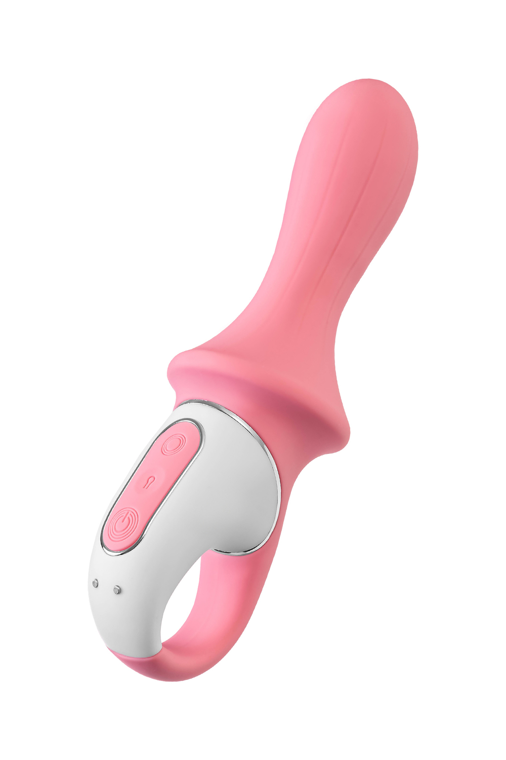 Нереалистичный вибратор Satisfyer Air Pump Booty 5, силикон, розовый, 15 см.