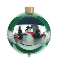 GAEM Фигурка декоративная "Рождество" (4 мелодии, подсвет, движ, 3xAA н/п, +USB), L17 W15 H1