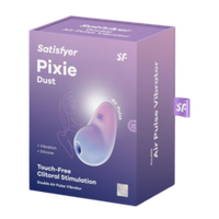 Компактный клиторальный стимулятор Satisfyer Pixie Dust (воздушная стимуляция + вибрация)