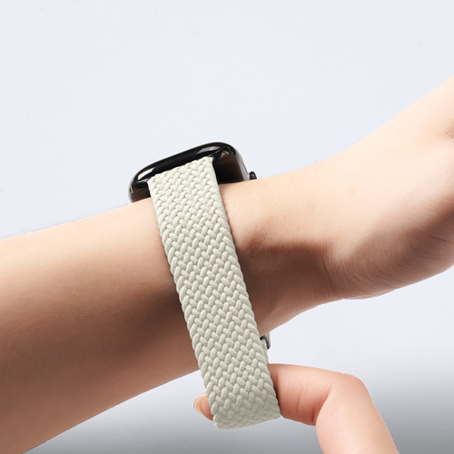 Эластичный ремешок серого цвета (Starlight) для смарт часов Apple Watch размером 42, 44, 45, 46, 49MM, серия Mixture Ultra Series от Dux Ducis