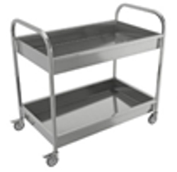 Тележка для сбора посуды ТПН-2-8/5/100, 800х500х860 мм