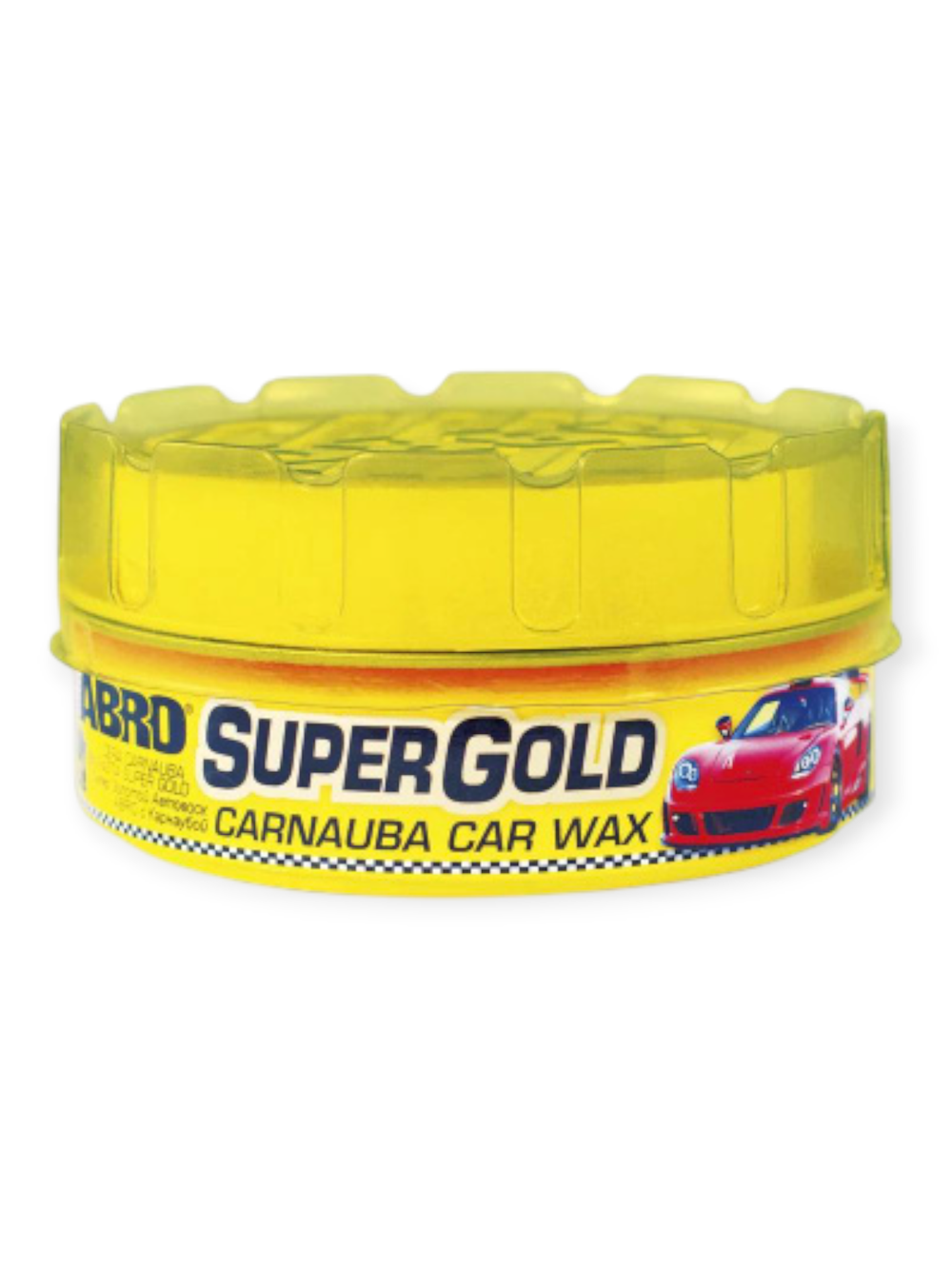 Полироль кузова "SUPER GOLD" воск тефлоновый с карнаубой "ABRO" 280гр.