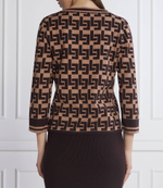 свитер Liviana Conti - коричневый(L2WF32)