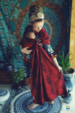 Слинг с кольцами «Витраж рубиновый»