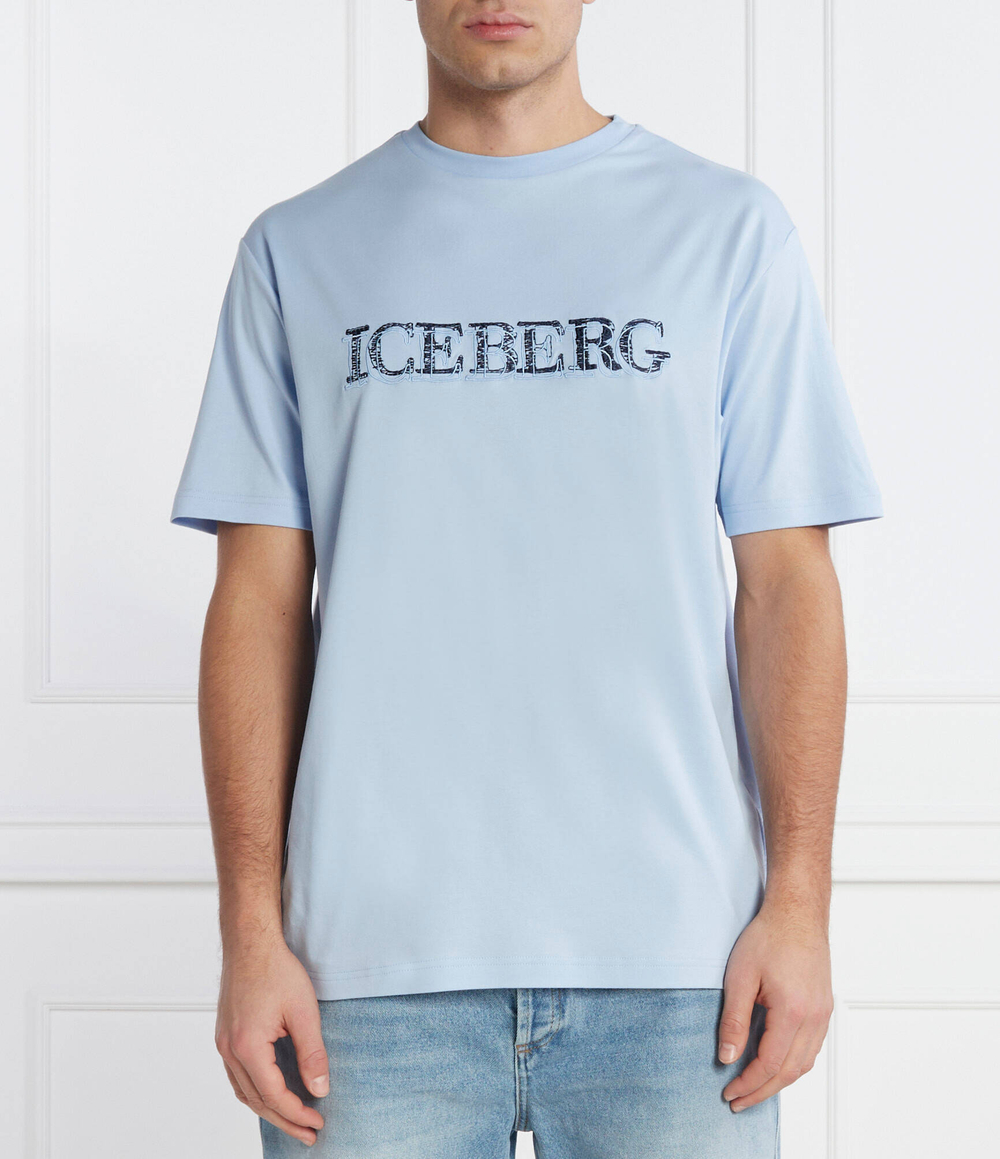 Футболка Iceberg - голубой(242 I1P F075 6307)