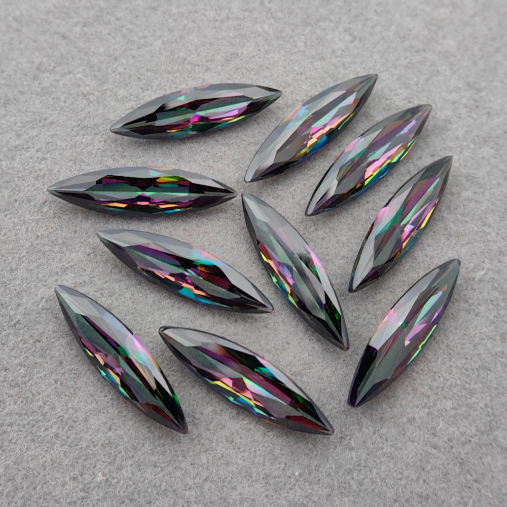 Фианит узкий наветт, Crystal Rainbow