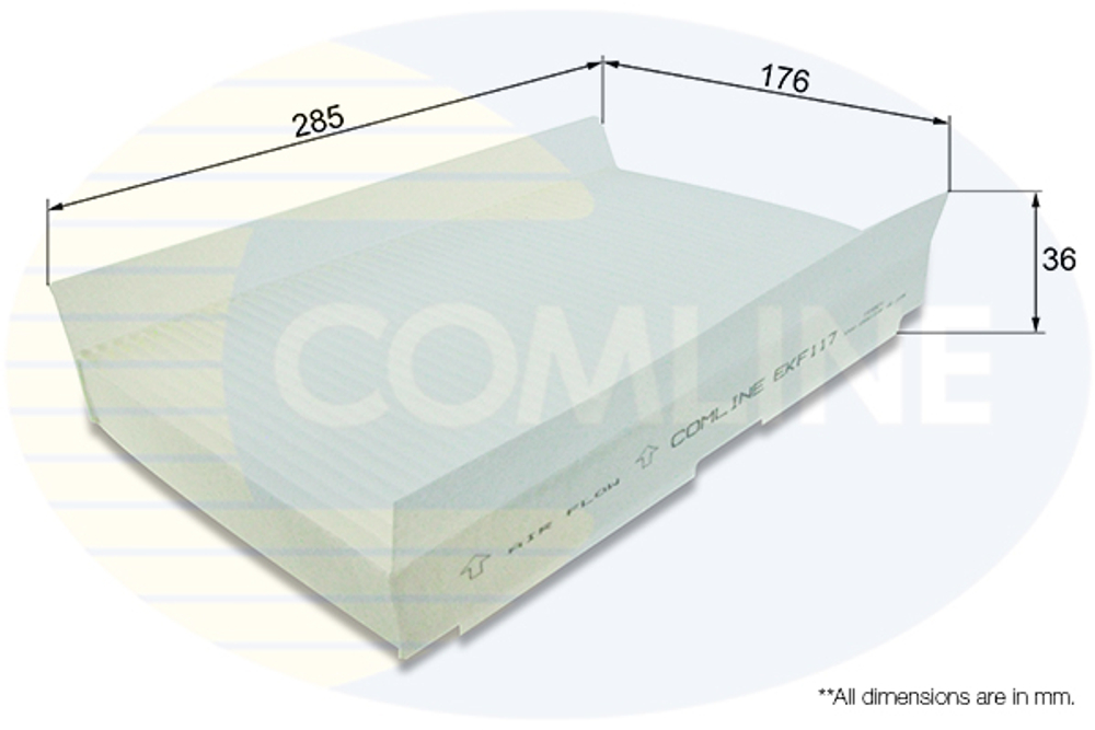 COMLINE - EKF117-CML - Filter, cabin air