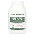 Real Mushrooms, трутовик разноцветный, порошок экстракта грибов, 90 капсул