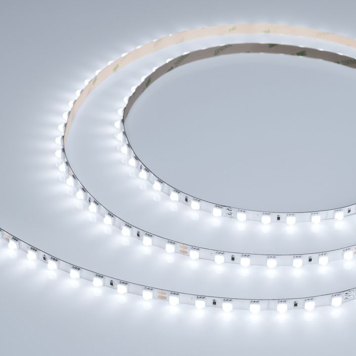 Светодиодная лента Arlight 5W/m 70Led/m 5060SMD холодный белый 5M FLT-B70-8mm 24V White6000 043809